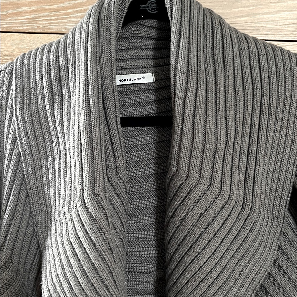 Taupe/ Brown NORTHLAND Ribbed Sweater - Picture 3 of 16